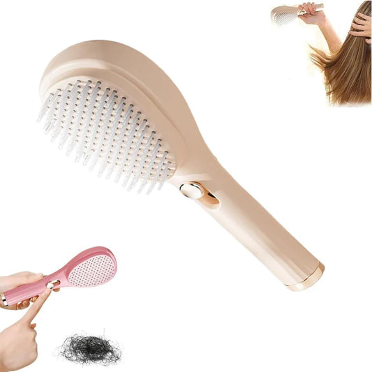 HairCarePro Scalp Massage Comb with Retractable Bristle